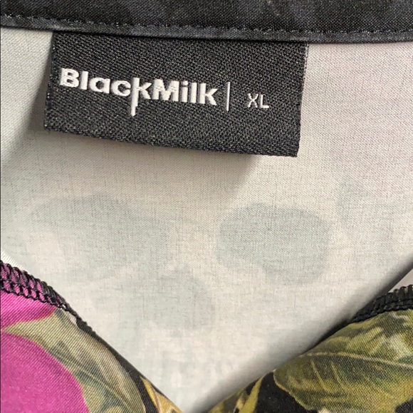 Blackmilk skull button up dress boyfriend oversize - Picture 6 of 6